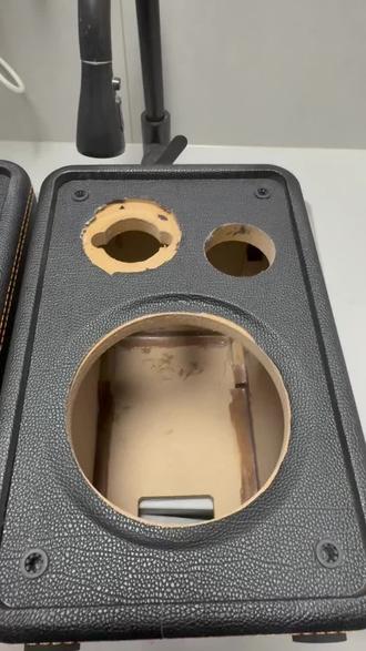 关于成品音响箱体的处理#手工 #手工制作 #手工diy制作