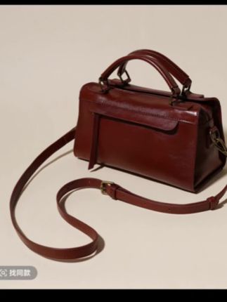 岩牛时尚休闲百搭小众简约女士轻奢气质复古单肩包YN3224#热门话题🔥  #小众设计感
