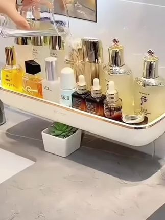多功能卫生间化妆品收纳置物架方便美观又实用
