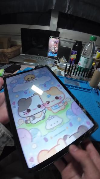 第一次给平板换屏幕,有点小紧张#数码