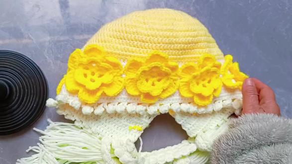 0基础学钩帽子的教程,第三集#钩针编织 #手工diy #毛线钩织 #我的手工作品 #钩织教程