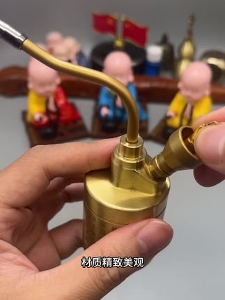 一壶四用,还附带过滤棉芯,高端黄铜加厚#趣味 #黄铜工艺品