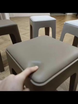 轻奢风家用餐桌凳子软包舒适加厚凳子时尚简约餐椅