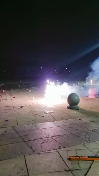 最小的七彩祥云#吉七彩 #烟花