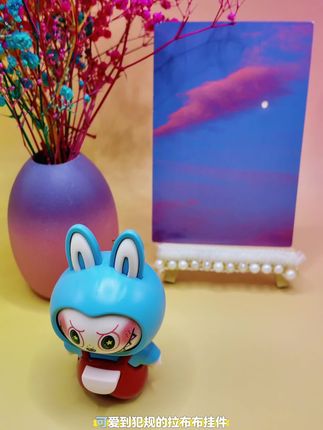 新款按压变脸玩具公仔玩偶挂件摆件潮玩卡通男女儿童减压钥匙扣