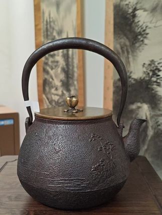 光玉堂铁质做工实用天花板作品 喜欢的点击左下角购物车#日本老铁壶 #煮水烹茶