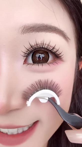 不是磁石,不用胶水,可以重复使用的假睫毛,真的太好用了#睫毛#嫁接睫毛#美妆
