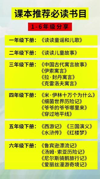 三年级下册开学必备的四本书 你给孩子准备好了吗 #寓言故事小学生版 #快乐读书吧 #三年级下册语文 #开学必备