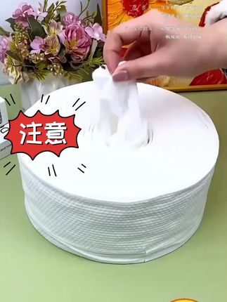大盘洗脸巾#开心构物推荐#日常生活用品 #大盘洗脸巾赶紧安排上#实用好物 #全棉加厚可重复使用
