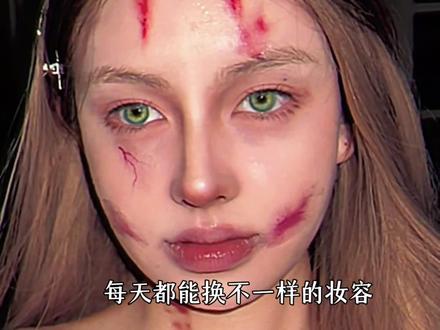 整蛊伤痕纹身贴 这不妥妥的请假神器吗~#纹身贴#伤痕#防水贴画 #好玩的