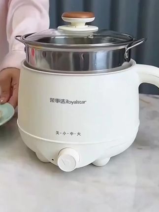 荣事达电煮锅家用多功能蒸煮一体学生宿舍泡面迷你小型火锅#电煮锅 #泡面锅 #抖音入手好货 #好物推荐 #回购率超高