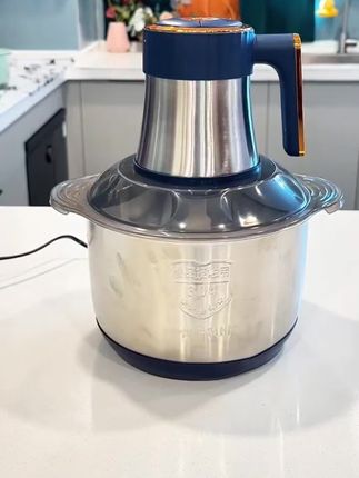 新飞-6L家用商用多功能绞肉机搅馅大容量碎菜机纯铜泥器绞菜器#dou+小助手多功能绞肉机#dou+上热门绞馅机#绞肉和面一体机#大功率绞肉机#榨汁机