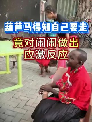 葫芦马得知自己要走,竟对闹闹做出应激反应 #传播正能量 #姜闹闹 #姜闹闹海外十年 #姜闹闹非洲十年 #牙膏