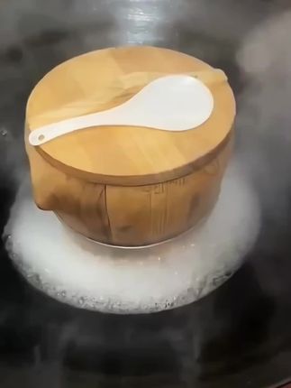 椿芽木蒸饭木桶家用蒸饭桶饭蒸子喜事商用蒸饭神器蒸笼木桶饭蒸子#厨房好物#木制品#精致蒸笼蒸子