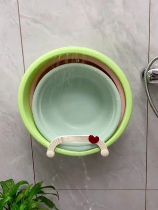 免打孔厕所无痕家用收纳架吸盘可伸缩壁挂脸盆架卫生间浴室置物架#免打孔家用收纳架 #吸盘可伸缩壁挂脸盆架 #卫生间浴室置物架 #伸缩脸盆架 #居家好物@DOU+小助手