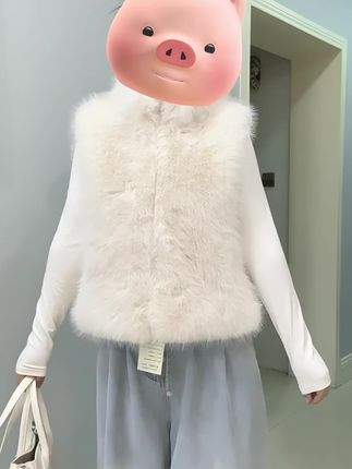 #韩系穿搭 #小个子穿搭 #马甲外套 #百搭上衣 #秋冬穿搭