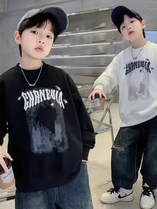 男童百搭时尚长袖T恤衫卫衣上衣#童装穿搭 #高品质童装 #潮童穿搭 #休闲风 #春秋穿搭