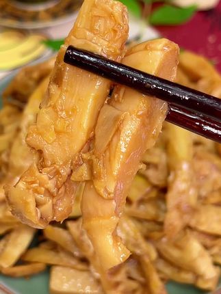 嘎嘣嘎嘣脆还特别入味#油焖春笋 #下酒菜 #追剧小零食 #好吃到停不下来 #下饭菜