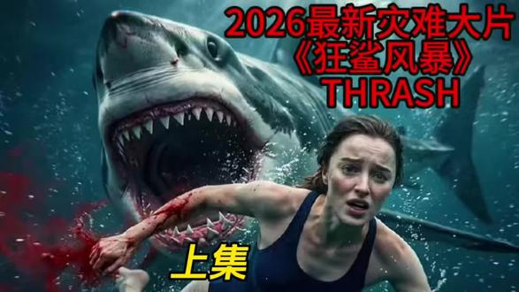 2026最新灾难惊悚大片《狂鲨风暴》 毁灭性飓风席卷而来 #影视解说 #美剧 #科幻 #灾难 #惊悚