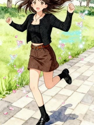 秋冬新款灯芯绒半身裙时尚百搭防走光a字包臀短裙子#穿搭@DOU+上热门