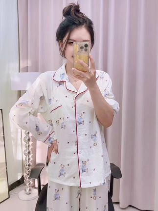 #睡衣家居服#睡衣套装#柔软舒适透气