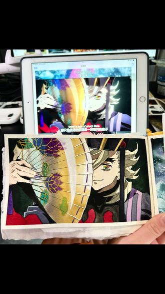 画一张无限城童磨#鬼灭之刃 #童磨#绘画#手绘#动漫