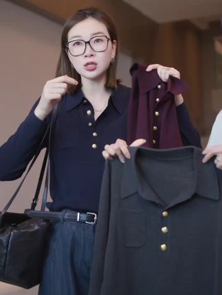 #女装时尚穿搭 #极简穿搭 #叠穿衬衣女高级感 #高级感穿搭