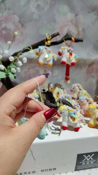天使小马耳朵钩织教程#手工制作教程 #天使小马驹 钩织教程 #手工编织零基础教学 #毛线编织 #抖音手艺人