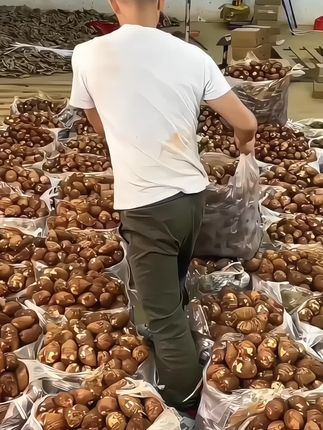 他可不是一般的芋头,果肉绵软细腻,口感软糯,入口如牛奶般丝滑,所以得名牛奶小芋头..#牛奶芋头#芋头 #优质衣产品
