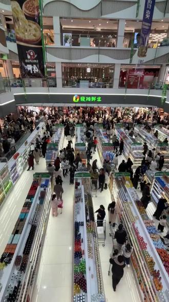 这开业人流量也太火了吧!!!!!!89代100数量不多赶紧囤!!#馥阳鲜生 #商厦 #商厦时代广场 #阜阳