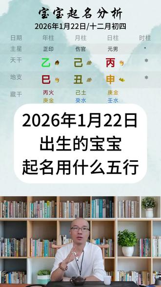 2026年1月22出生的宝宝起名解析#宝宝起名 #起名取名 #起名改名