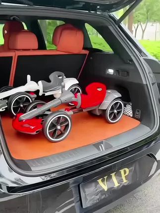 儿童电动卡丁车↹带遥控男女小孩可坐人折叠便携宝宝四轮汽车玩具#儿童电动车 #宝宝真棒 #卡丁车 #抖音推荐 #抖音好物