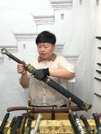 #环首锦衣卫#冷兵器#男人的玩具#工艺品@DOU+上热门