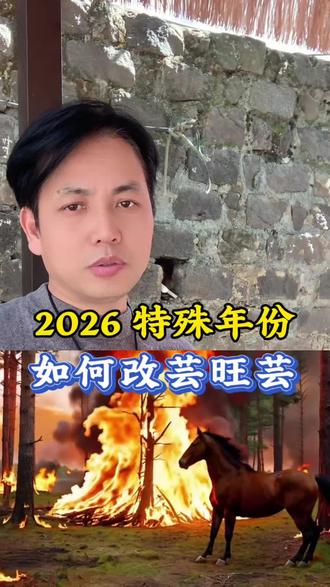 2026年特殊年份 如何改变芸气和场能? #传统文化 #道家文化 #丙午年 #2026年 #归真院