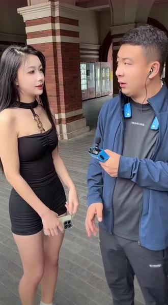 元帅全国户外天津站#新型搭讪方式 #街头搞笑瞬间 #搞笑互动名场面