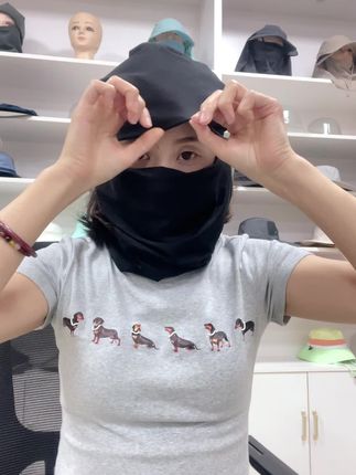 #纯棉帽子 #堆堆帽推荐 #脖套帽子两用