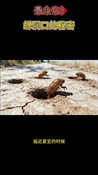 昆虫记3蝉的洞口秘密