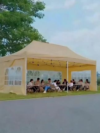 四脚雨棚   户外防雨伸缩帐篷  加厚围布大排档摆摊用遮阳棚  四脚伞帐篷#户外 #帐篷 #雨棚车棚 #遮阳防晒 @DOU+小助手 @上热门