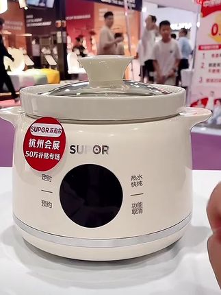 苏泊尔电炖锅家用1.5L小容量养生锅小火慢炖精炖煲汤锅 DG15YC869