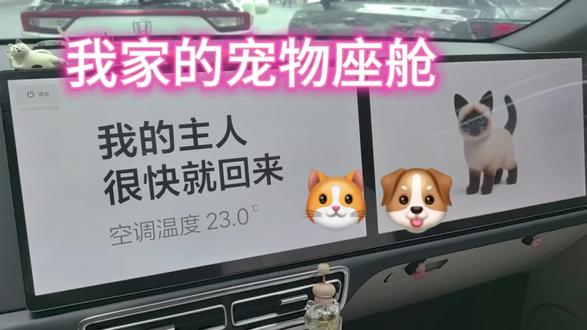 #理想生活进行时 #我家的宠物座舱 一个视频教会你怎么使用新功能,理想汽车的宠物模式,理想汽车OTA8.2更新完之后,小宠物的移动小家也安排上啦。可以直接呼叫理想同学,打开宠物模式,也可以在设置中找到宠物模式哦,快来和我体验一下吧