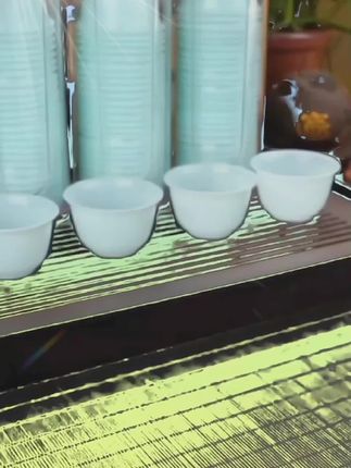 #生活用品 淳意一次性如玉品茶杯功夫茶杯质量不错