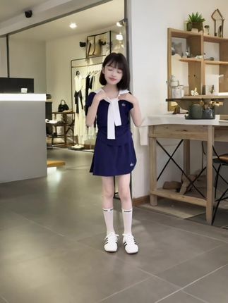 #高品质童装 #生女儿就是用来打扮的 #潮童穿搭 #女童学院风套装