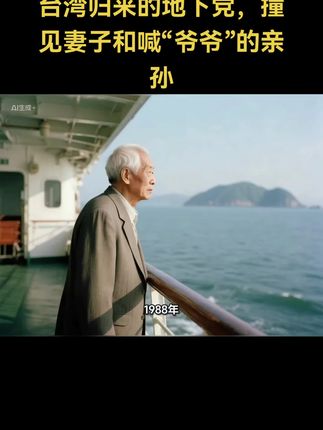 潜伏台湾42年,他以为妻子早已改嫁,推开门却听见“爷爷回来了”#历史#正能量#故事 #爱情