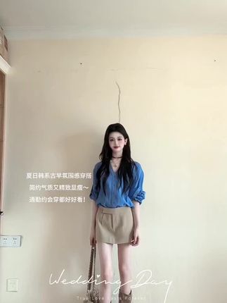 #我要上热门 #韩系穿搭 #极简穿搭 #显高显瘦显腿长 #夏日fitcheck卷起来了 @DOU+上热门