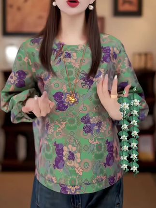 新中式女装国风上衣禅意气质独特高端精致唐装小衫女2025秋季新款