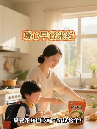 暖心的早餐米线, 当你早上没时间做饭,那就来一桶营养又健康的鸡汤米线,开水冲泡特别方便!#好吃又超便宜 #早餐宵夜必备