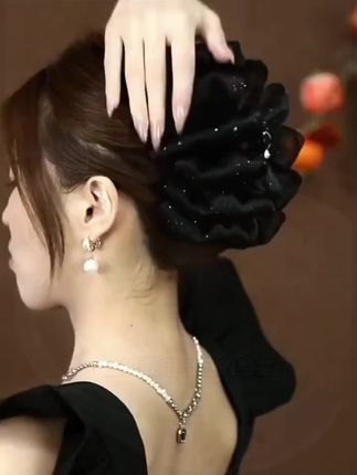 #优雅气质 #网红发饰 #潮流发饰头花
