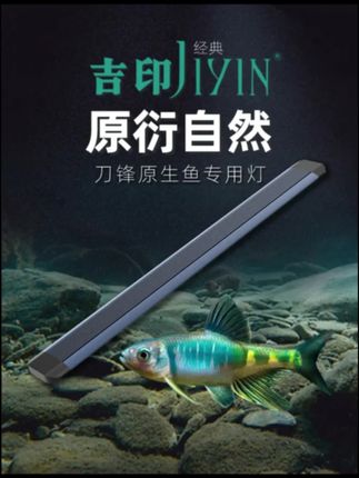 吉印i7原生鱼专业灯 防水照明灯 鱼缸灯 水草灯 鱼灯 爆藻全光谱LED灯#灯