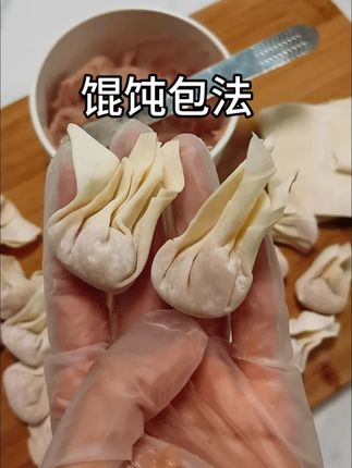 #上热门 一学就会的馄饨包法#手工馄饨 #美食制作分享 #花样面食 #爱美食爱生活