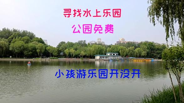 一个多月没出门了,今天出去寻找哪个公园有水上乐园开了没有! #青年湖公园 #景区美景 #旅游攻略 #避暑胜地